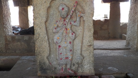 The murthi of Purandaradasa, Hampi